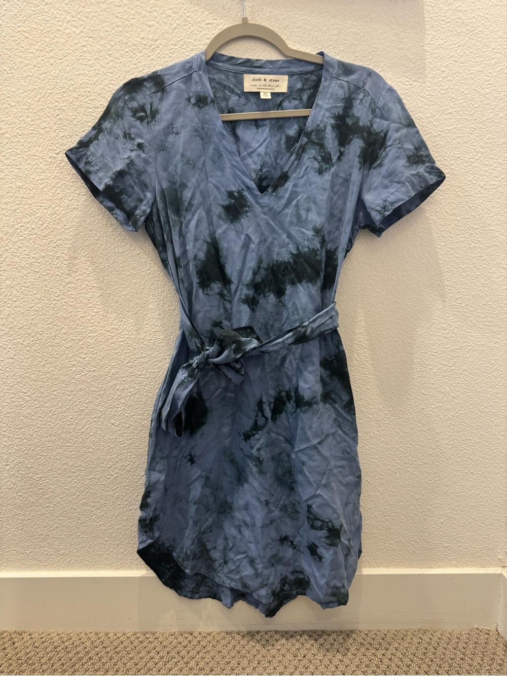 Cloth & Stone Liv Tie-Front Mini Dress from Anthropologie